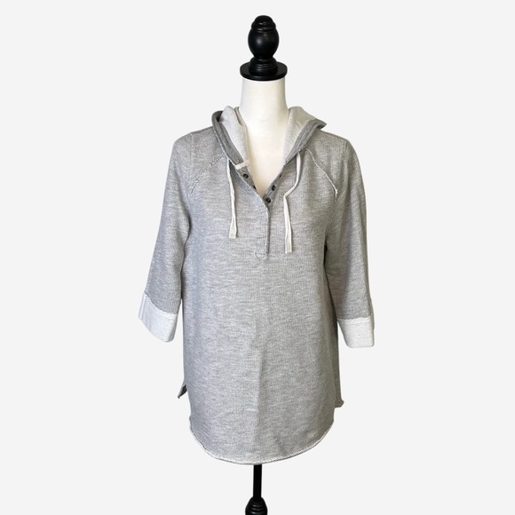 Soft Surroundings Just Beachy Hooded Pullover - Picture 2 of 9